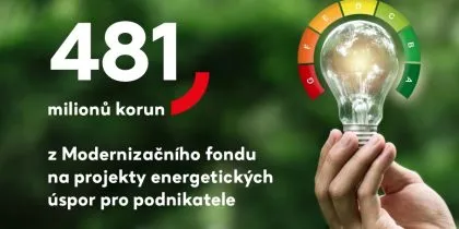 NRB z Modernizačního fondu poprvé podpoří podnikatele financemi na úspory energií